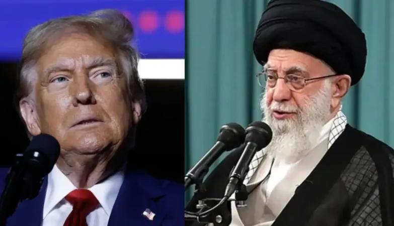 Donald Trump and Ayatollah Khamenei