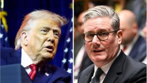 Donald Trump and Keir Starmer