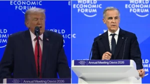 Donald Trump and Mark Carney