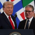 Donald Trump and Sir Keir Starmer