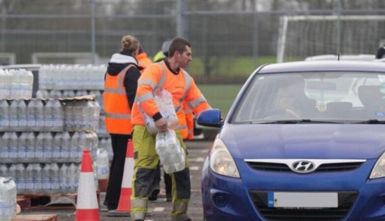 Emergency water distribution point