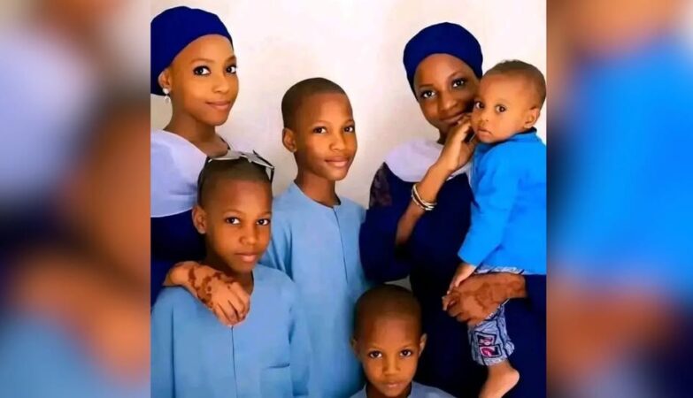 Fatima Abubakar and her children