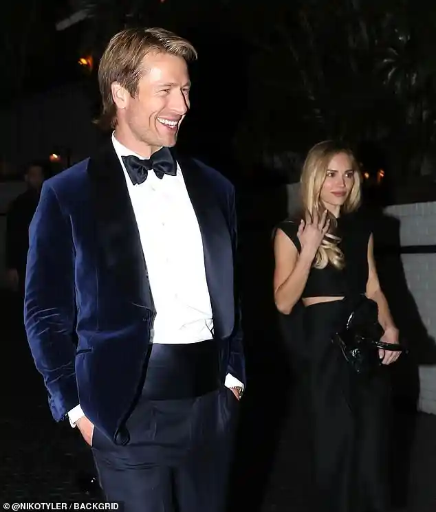 Glen Powell and Girlfriend Michelle Randolph Turn Heads at the 2026 Golden Globe Afterparty in Hollywood