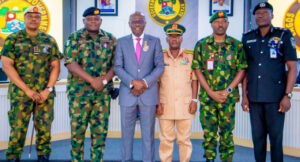 Governor Babajide Sanwo-Olu (third from left)