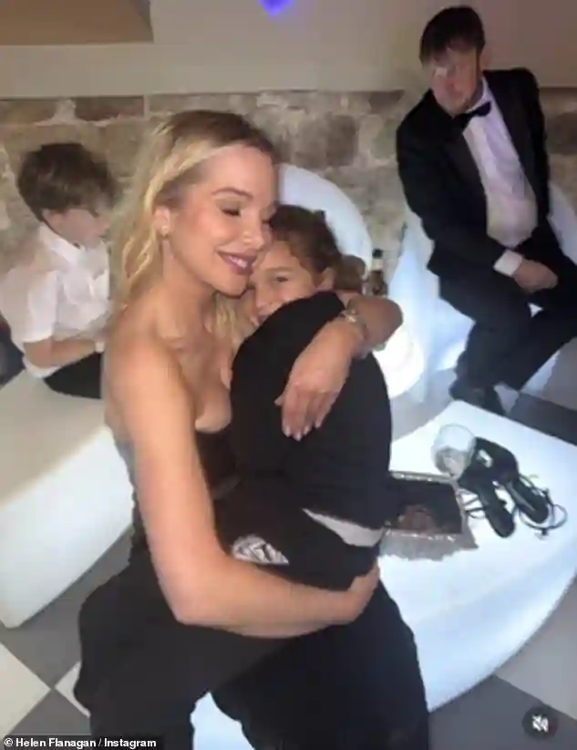 Helen Flanagan reunites joyfully with her children in England after Christmas spent apart from their father Scott Sinclair