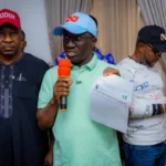 Hon. Rawlins Ason Ekeoba and Governor Monday Okpebholo