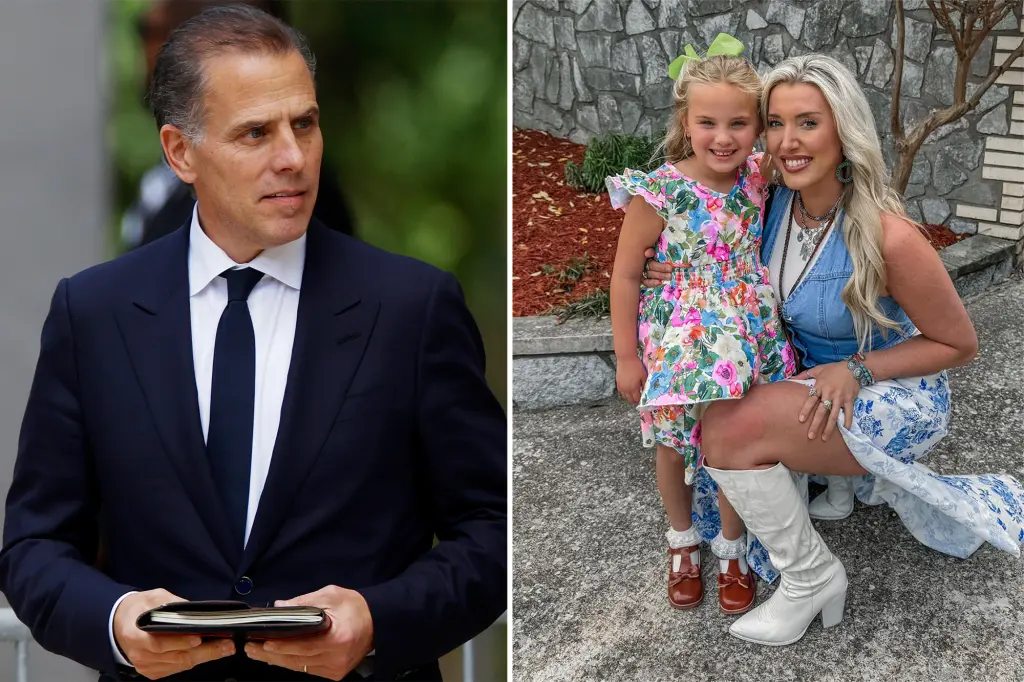 Hunter Biden defends ignoring daughter Navy Joan Roberts in Arkansas court while mother demands child support increase and artwork transfer