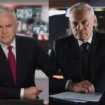 Huw Edwards and Martin Clunes