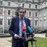 Irish deputy premier Simon Harris