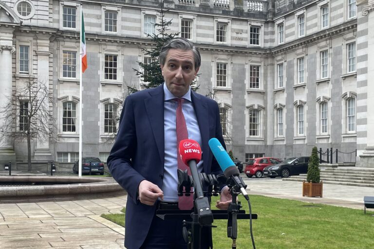 Irish deputy premier Simon Harris