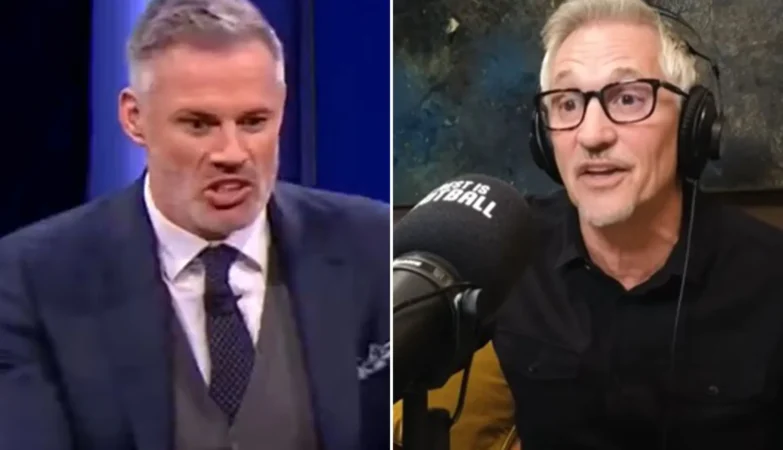 Jamie Carragher and Gary Lineker