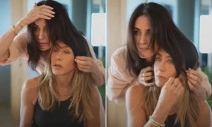 Jennifer Aniston and Courteney Cox