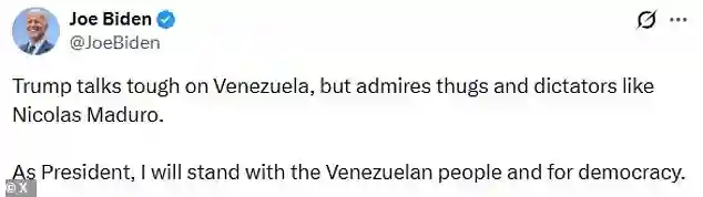Joe Biden Faces Backlash as His Old Tweet Criticizing Donald Trump Resurfaces During Maduro Capture in Venezuela