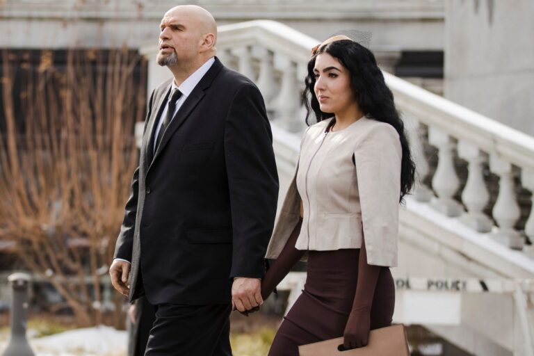 John Fetterman and Gisele Barreto Fetterman
