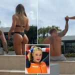 Jutta Leerdam and Jake Paul