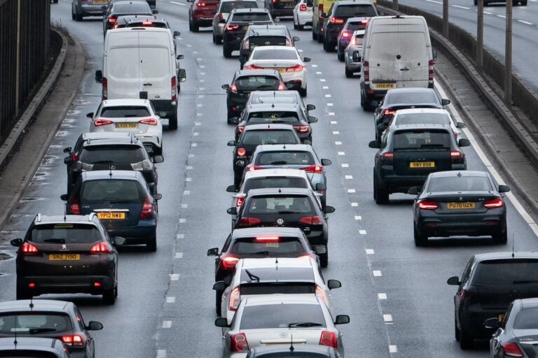 London record-breaking traffic