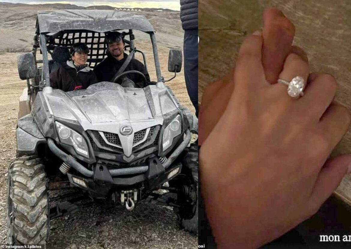 Steven Bartlett surprises yoga guru fiancée Melanie Lopes with engagement during luxury family holiday in Marrakech Morocco