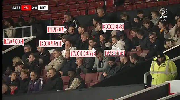 Michael Carrick continues hands-on Manchester United rebuild as he watches FA Youth Cup win alongside Wayne Rooney at Old Trafford