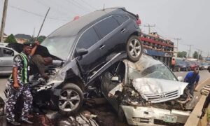Multiple Vehicle Collision on Lagos-Ibadan Expressway