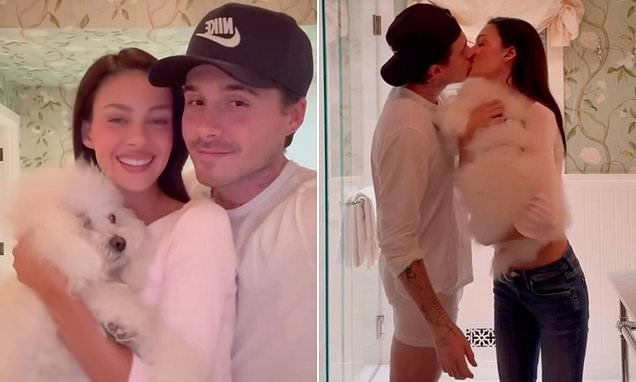 Brooklyn Beckham shares romantic Malibu montage with Nicola Peltz while David and Victoria Beckham present a united front at Paris cultural award event