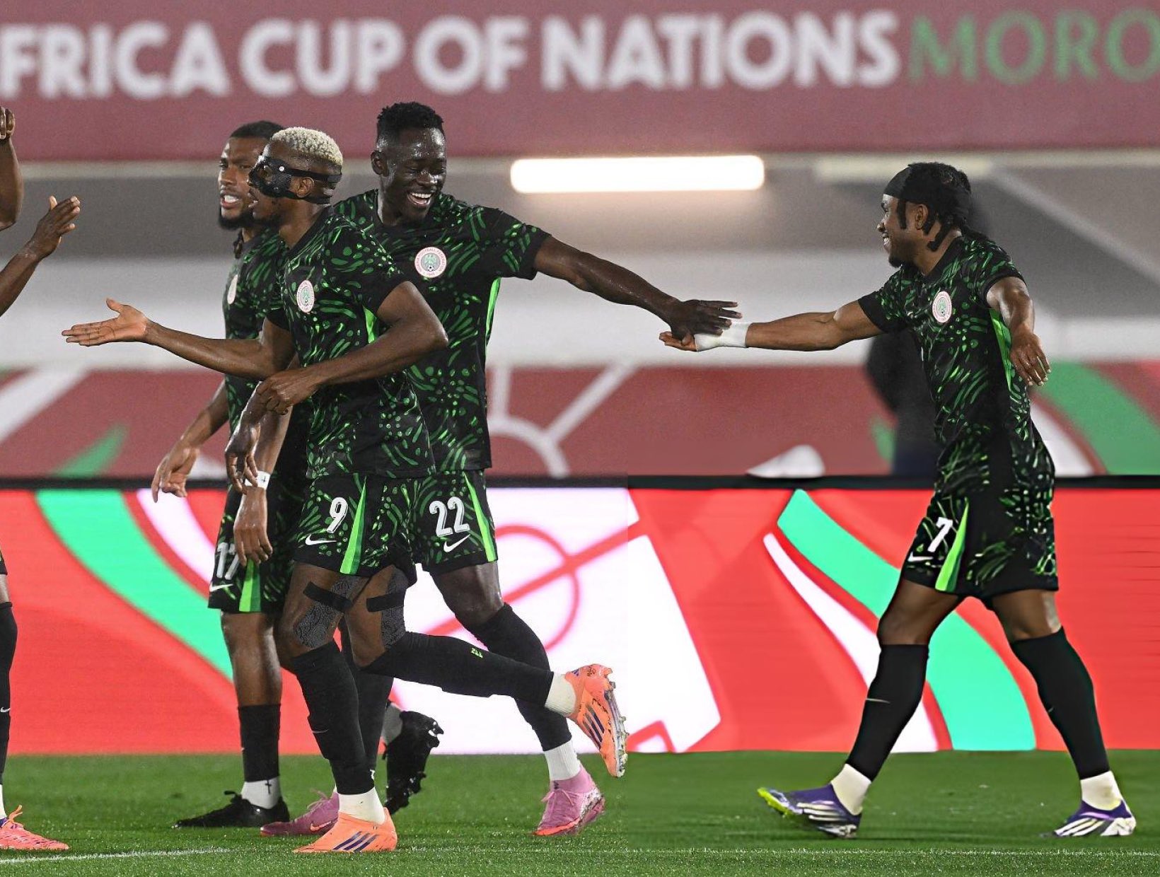 Nigeria storms past Mozambique with a commanding 4–0 victory at Fez Stadium to secure a comfortable place in the AFCON quarter-finals
