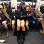 No Trousers Tube Ride