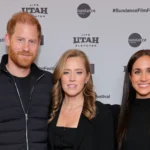 Prince Harry and Meghan Markle at the premiere Cookie Queens