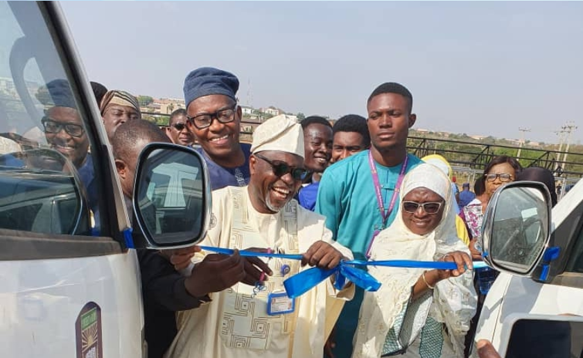 University of Ilorin Vice-Chancellor Prof Wahab Egbewole Unveils CNG Buses and Electric Tricycles to Fix Lingering Campus Transport Problems in Ilorin