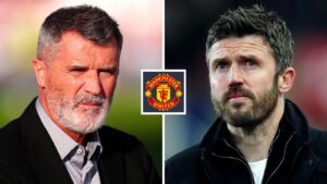 Roy Keane and Michael Carrick