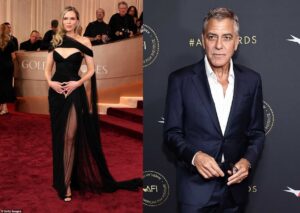 Sara Foster and George Clooney