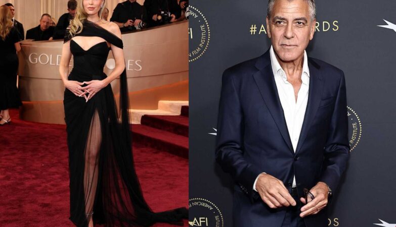 Sara Foster and George Clooney