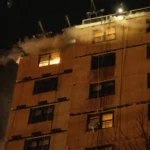 Site of the explosion