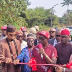 Soludo commissioning the road