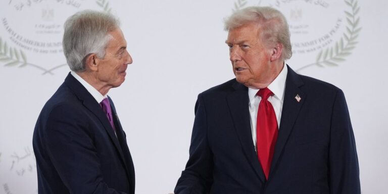Tony Blair and Donald Trump