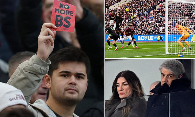 West Ham Fans Protest