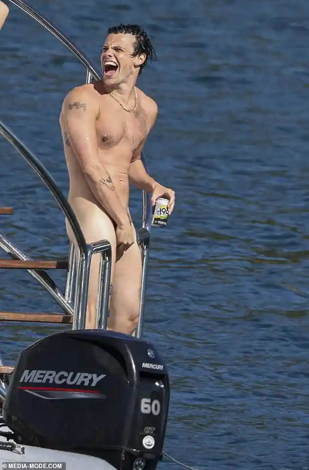 Yungblud parties naked on a Sydney Harbour yacht with Dina Broadhurst and friends ahead of his Australian IDOLS World Tour