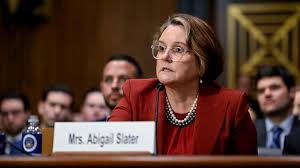 Pam Bondi removes Justice Department antitrust chief Abigail Slater from her post in Washington amid mounting tensions over Hewlett Packard merger and political infighting