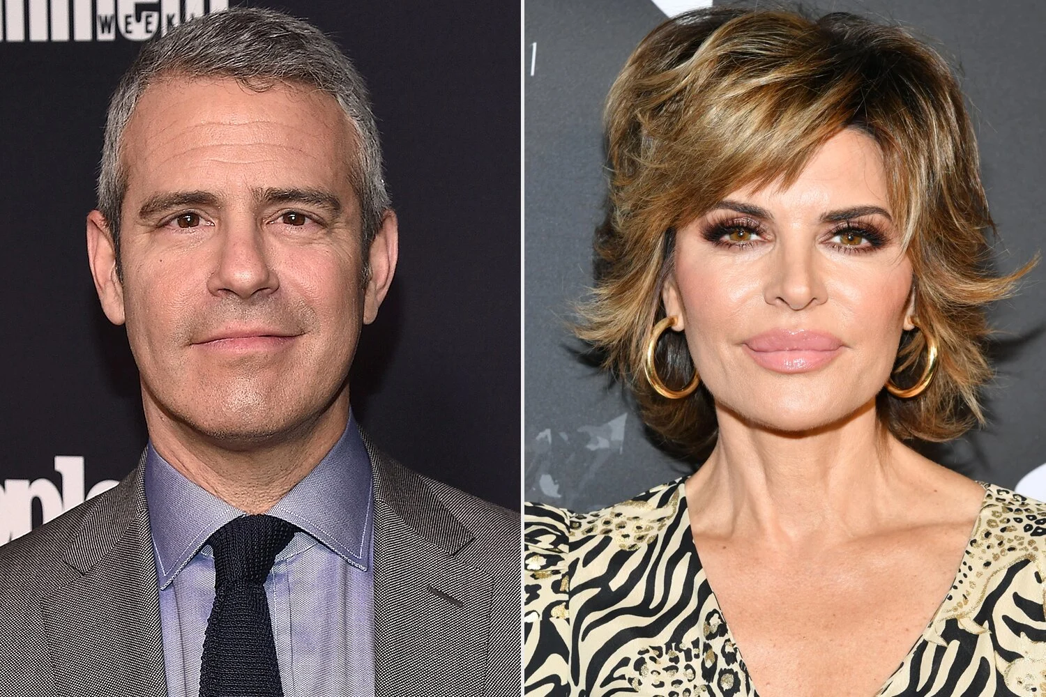 Andy Cohen and Lisa Rinna