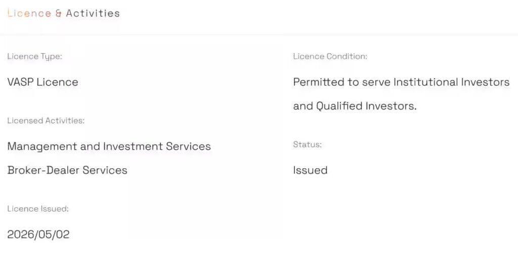 Animoca Brands Secures Virtual Asset Service Provider Licence to Expand Crypto Operations Across Dubai and the Middle East