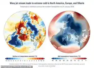 Europe Endured Its Coldest January in 16 Years as a Wandering Polar Jet Stream Pushed Arctic Air Across the Continent