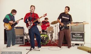 Cruz Beckham releases heartfelt For Your Love music video at Tony’s pie and mash shop in Essex as Beckham family feud with Brooklyn continues to unfold