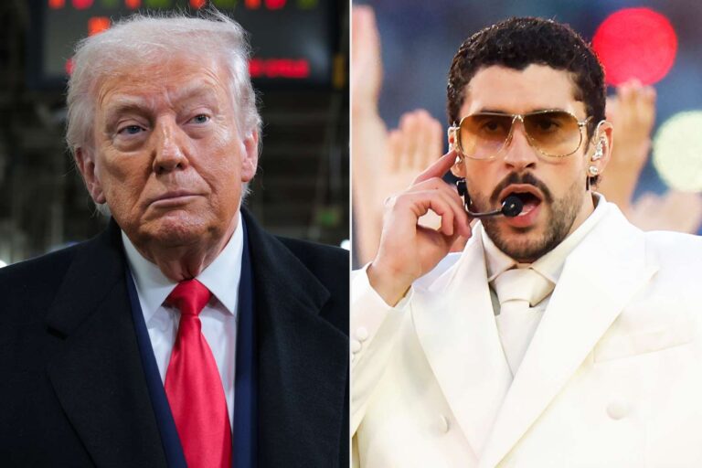 Donald Trump and Bad Bunny