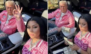 Donald Trump and Nicki Minaj