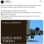 ETHZilla Launches Token Allowing Investors to Own Fractional Equity in U.S. Leased Jet Engines Through Blockchain Platform