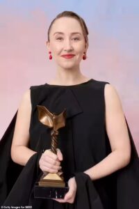 Erin Doherty wins Best Supporting Performance at Independent Spirit Awards for role in Adolescence in Los Angeles