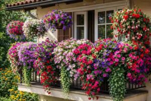 Gardeners transform small city balconies across Europe and urban Nigeria into cascading floral retreats as trailing plants redefine vertical gardening trends