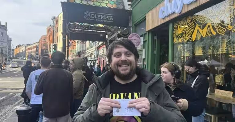 Foo Fighters announce surprise intimate concert in Dublin causing fans to rush to box office on Dame Street for tickets