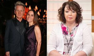 Gordon and Tana Ramsay and Caroline Peaty