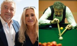 John Virgo and Rosie Ries