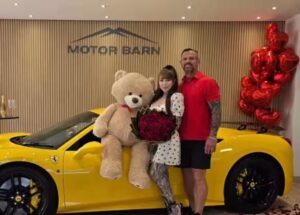 Jojo Robinson Shows Off Lavish Ferrari Gift from Husband Calven Robinson on Valentine’s Day in Durban